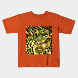 Queen by Charlotte VanRoss Kids T-Shirt